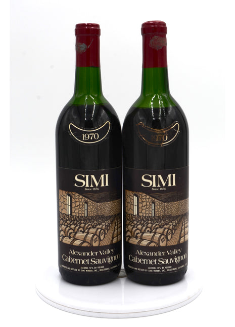 1970 Simi Winery Cabernet Sauvignon, Alexander Valley