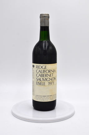 1971 Ridge Vineyards Cabernet Sauvignon, Eisele Vineyard, Napa Valley