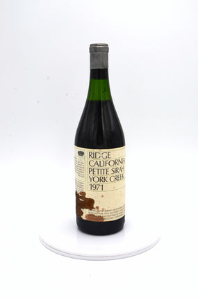 1971 Ridge Vineyards Petite Sirah, York Creek, Spring Mountain, Napa County