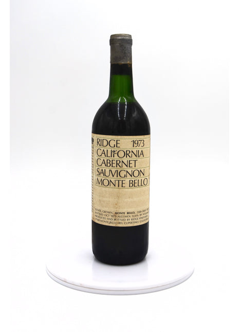 1973 Ridge Vineyards Cabernet Sauvignon, Monte Bello, Santa Cruz Mountains