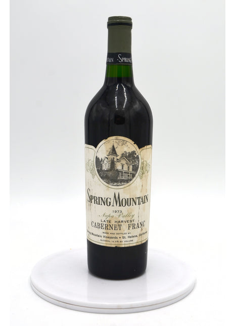 1973 Spring Mountain Vineyard Cabernet Franc, Late Harvest, Napa Valley