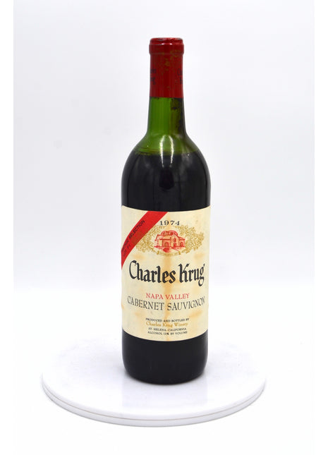 1974 Charles Krug Cabernet Sauvignon, Vintage Selection Lot F1, Napa Valley
