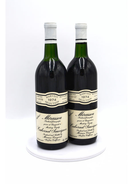 1974 Mirassou Vineyards Cabernet Sauvignon, Monterey County