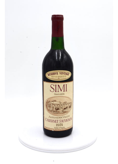 1974 Simi Reserve Cabernet Sauvignon, Alexander Valley