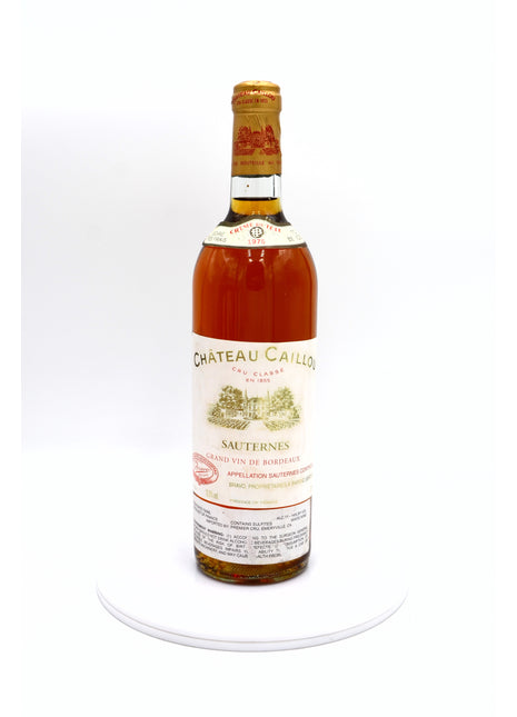 1975 Château Caillou, Crème de Tête, Sauternes