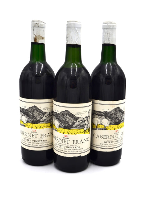 1975 Detert Vineyards Cabernet Franc, Unfined, Oakville, Napa Valley