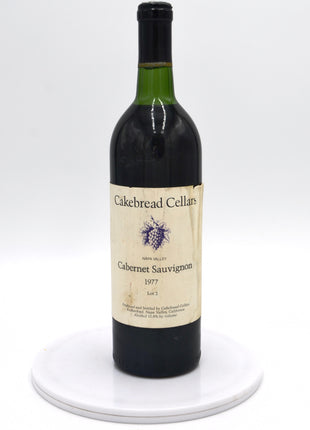 1977 Cakebread Cellars Cabernet Sauvignon, Lot 2, Rutherford, Napa Valley