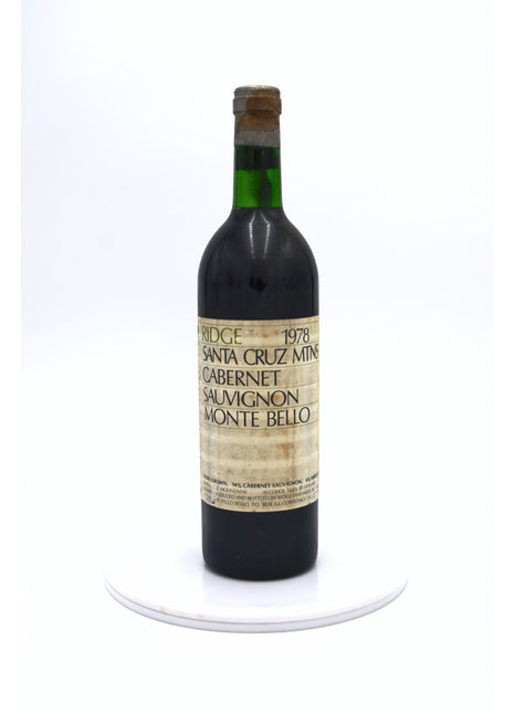 1978 Ridge Vineyards Cabernet Sauvignon, Monte Bello, Santa Cruz Mountains