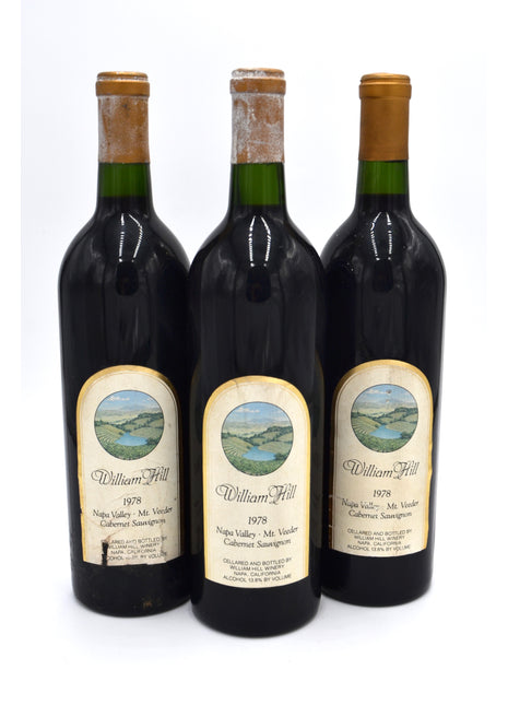1978 William Hill Cabernet Sauvignon, Mt. Veeder, Napa Valley