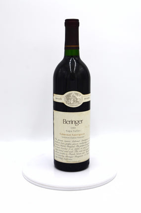 1980 Beringer Vineyards Private Reserve Cabernet Sauvignon, Lemmon-Chabot Vineyard, Napa Valley