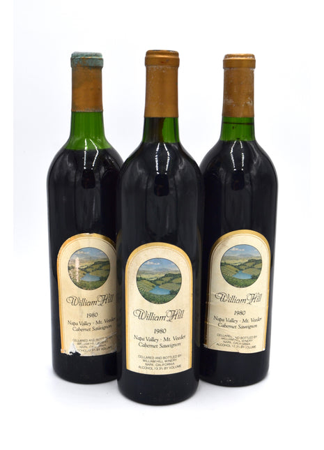 1980 William Hill Cabernet Sauvignon, Mt. Veeder, Napa Valley