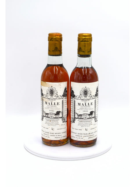 1981 Château de Malle, Sauternes (half-bottle)