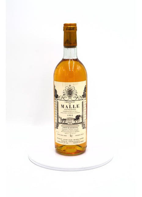 1981 Château de Malle, Sauternes