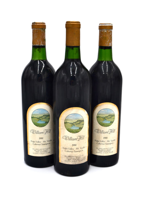 1981 William Hill Cabernet Sauvignon, Mt. Veeder, Napa Valley
