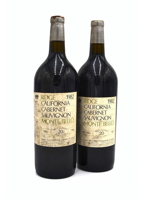1982 Ridge Vineyards Cabernet Sauvignon, Monte Bello, Santa Cruz Mountains (magnum)