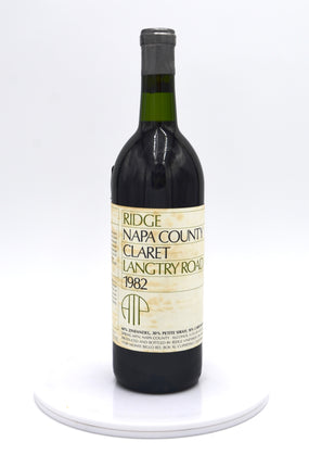1982 Ridge Vineyards Claret, Langtry Road, Spring Mountain District, Napa County