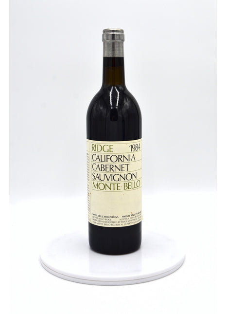 1984 Ridge Vineyards Cabernet Sauvignon, Monte Bello, Santa Cruz Mountains