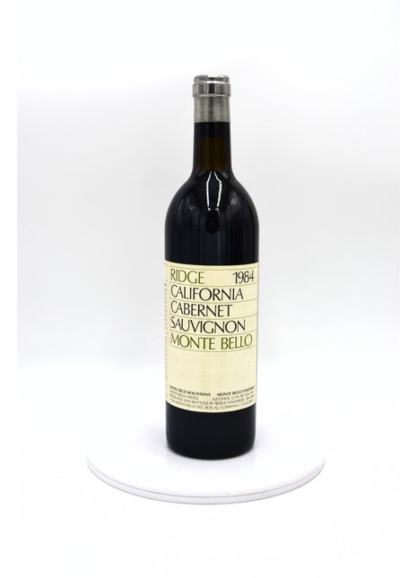 1984 Ridge Vineyards Cabernet Sauvignon, Monte Bello, Santa Cruz Mountains