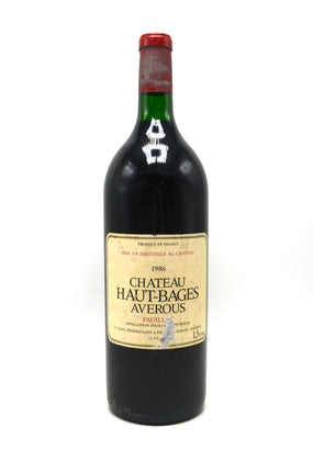1986 Château Haut-Bages Averous, Pauillac [Ch. Lynch Bages' 2nd] (magnum)