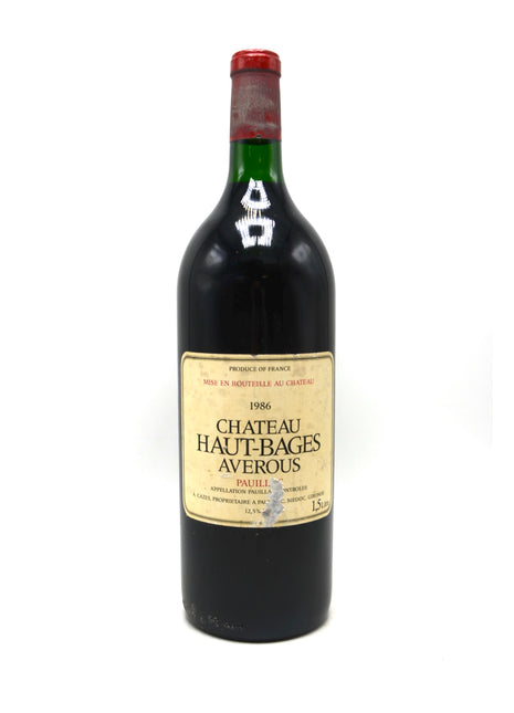 1986 Château Haut-Bages Averous, Pauillac [Ch. Lynch Bages' 2nd] (magnum)