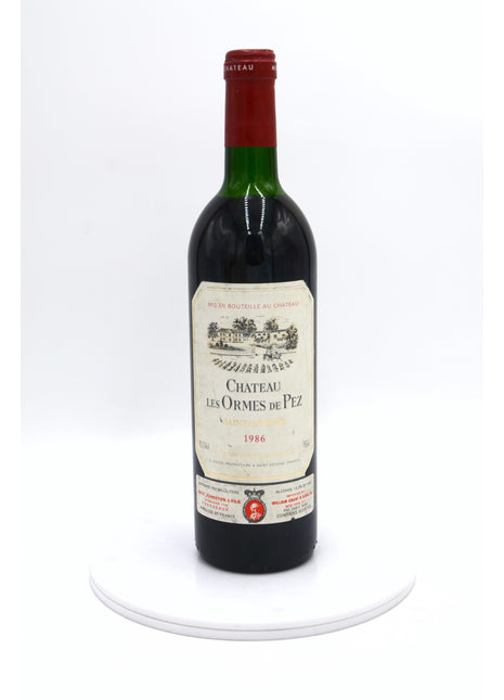 1986 Château Les Ormes de Pez, St. Estèphe