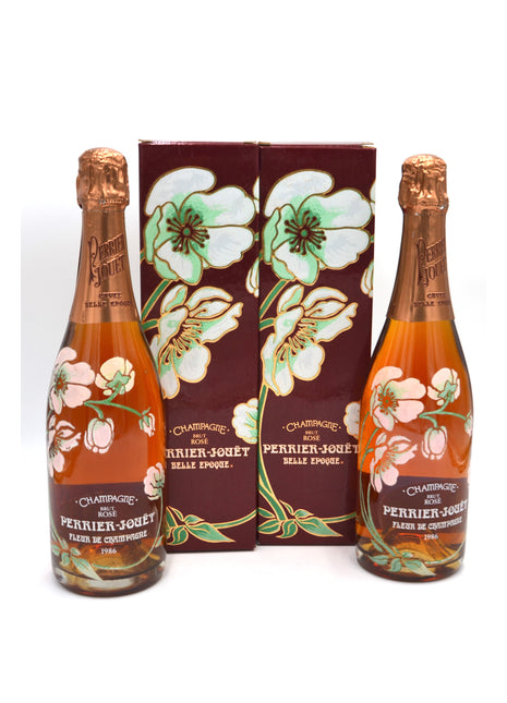 1986 Perrier-Jouët Fleur de Champagne, Cuvee Belle Epoque, Vintage Brut Rose Champagne