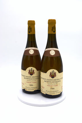 1986 Domaine Ponsot Morey-Saint-Denis Blanc, Monts Luisants, Vieille Vignes, Premier Cru
