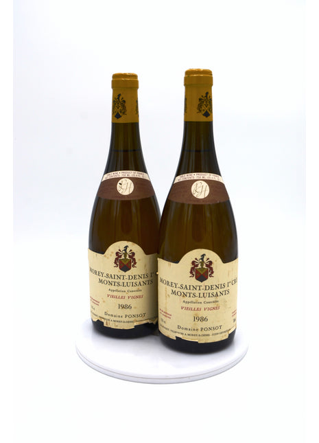 1986 Domaine Ponsot Morey-Saint-Denis Blanc, Monts Luisants, Vieille Vignes, Premier Cru