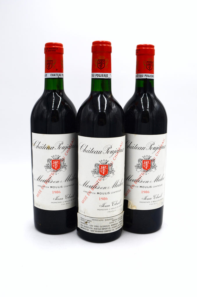 1986 Château Poujeaux, Moulis-en-Medoc – Wine Consigners Inc.