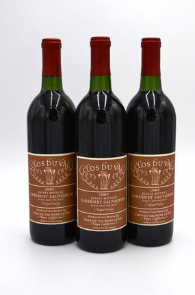1987 Clos du Val Cabernet Sauvignon, Stags Leap District, Napa Valley