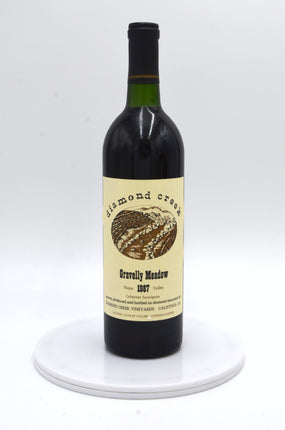 1987 Diamond Creek Cabernet Sauvignon, Gravelly Meadow, Napa Valley