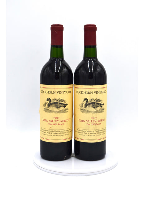 1987 Duckhorn Vineyards Merlot, Vine Hill Ranch, Napa Valley