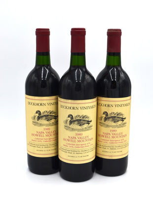 1989 Duckhorn Vineyards Red Wine, Howell Mountain