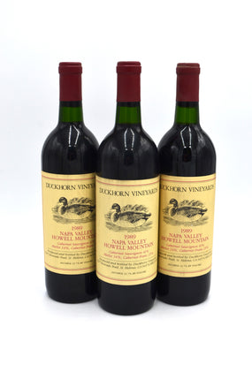1989 Duckhorn Vineyards Red Wine, Howell Mountain