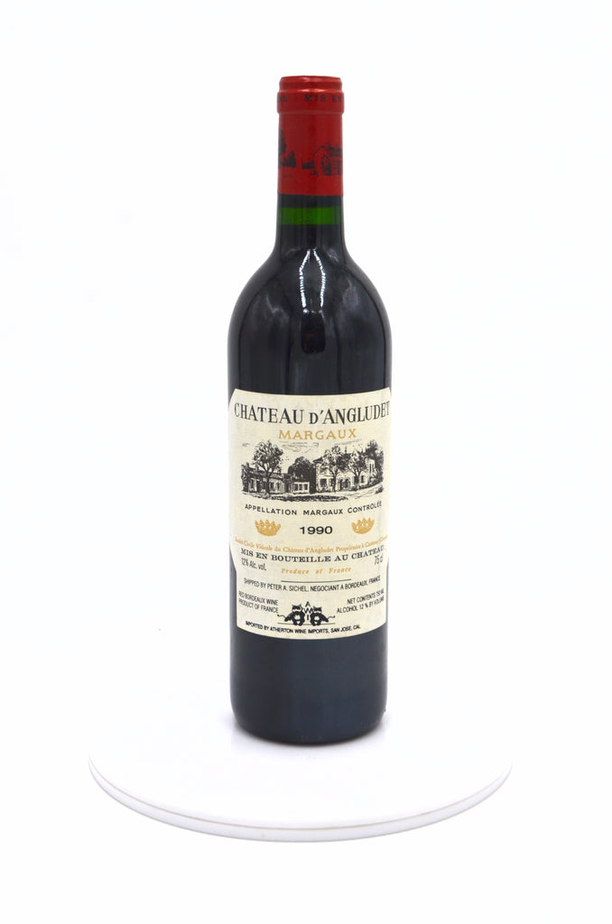ワインセラー整理出品 CHATEAU MARGAUX 1990 1990 Château d'Angludet, Margaux – Wine Consigners Inc.