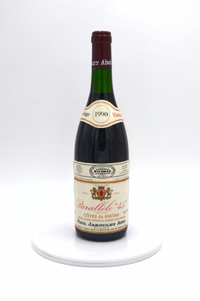 1990 Paul Jaboulet Cotes du Rhone, Parallele "45"