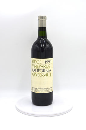 1990 Ridge Vineyards Red, Geyserville, Sonoma County