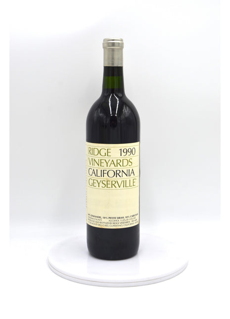 1990 Ridge Vineyards Red, Geyserville, Sonoma County