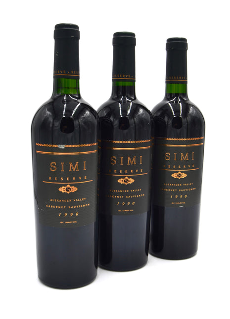 1990 Simi Reserve Cabernet Sauvignon, Alexander Valley