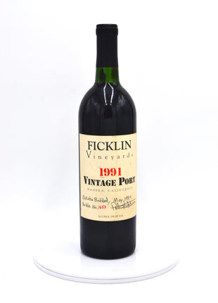 1991 Ficklin Vineyards Vintage Port, Madera County, California
