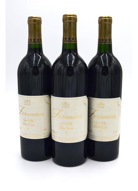 1991 Forman Petit Verdot, Tobias Musgrove Special, Napa Valley