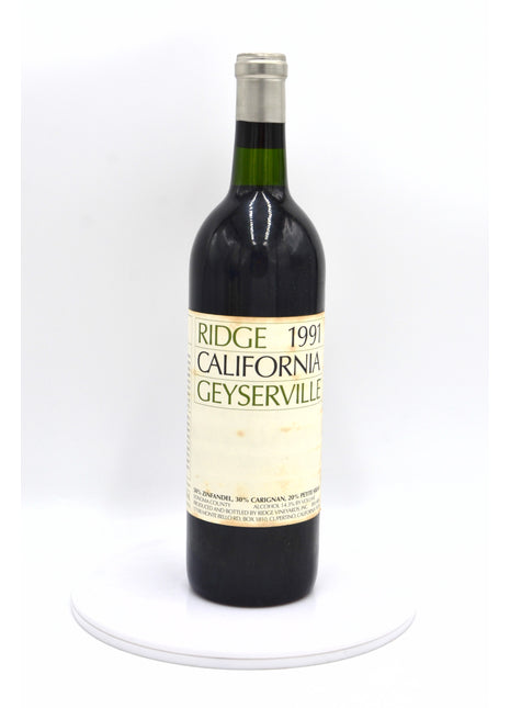 1991 Ridge Vineyards Red, Geyserville, Sonoma County