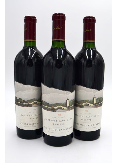1991 Robert Mondavi Reserve Cabernet Sauvignon, Unfiltered, Napa Valley