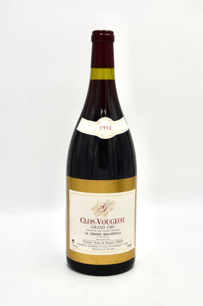 1992 Domaine Anne & Francois Gros Clos-Vougeot, Le Grand Maupertui, Grand Cru (magnum)