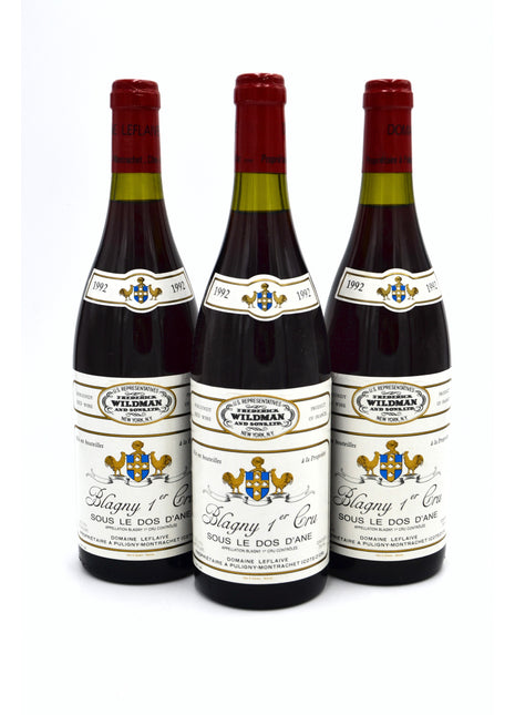 1992 Domaine Leflaive Blagny Rouge, Sous le Dos d'Ane, Premier Cru