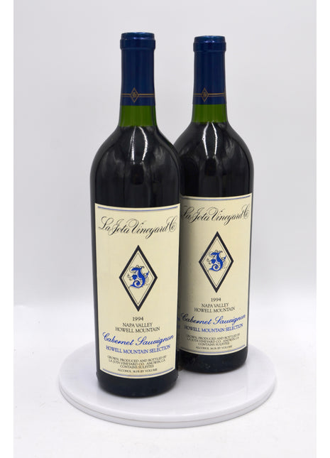 1994 La Jota Vineyard Co. Cabernet Sauvignon, Howell Mountain Selection, Napa Valley