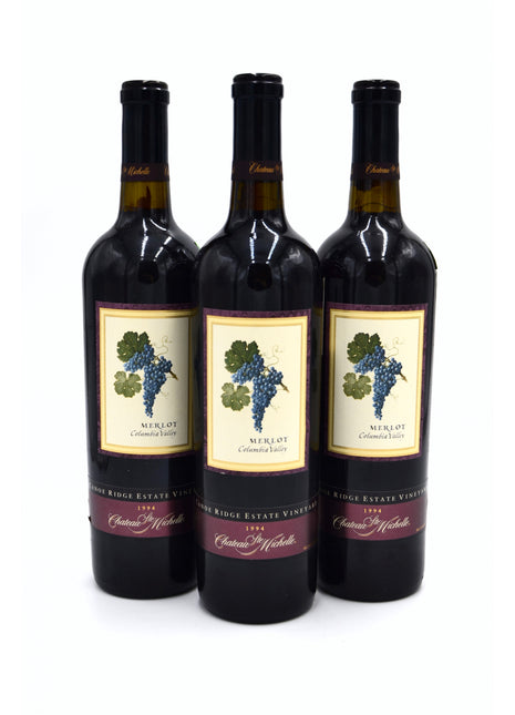 1994 Château Ste. Michelle Merlot, Canoe Ridge Estate Vineyard, Horse Heaven Hills, Columbia Valley, Washington