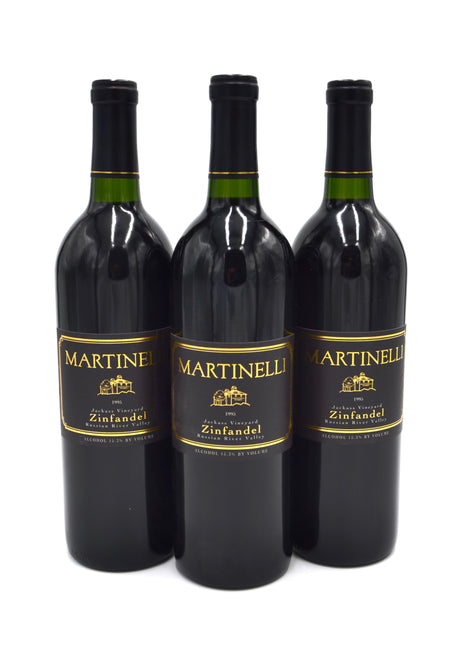 1995 Martinelli Zinfandel, Jackass Vineyard, Russian River Valley, Sonoma County