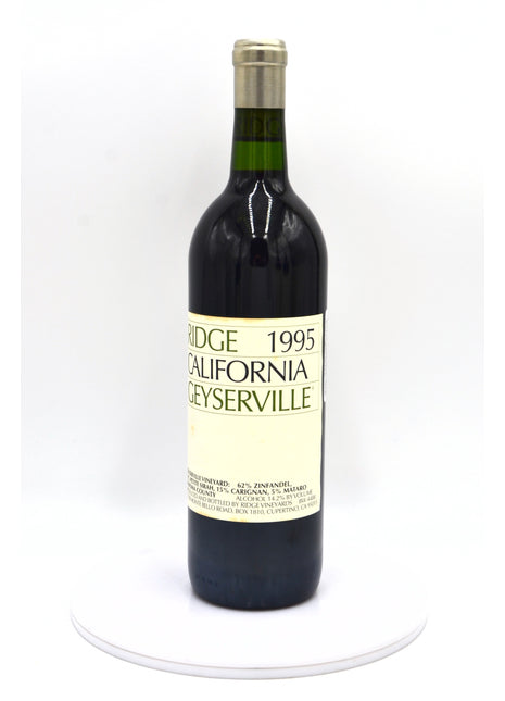1995 Ridge Vineyards Red, Geyserville, Sonoma County