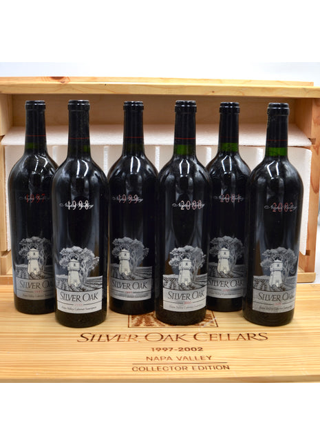 1997-2002 Silver Oak Cabernet Sauvignon, Napa Valley [Collector's Edition Vertical of 6 btls] (1997, 1998, 1999, 2000, 2001, 2002)